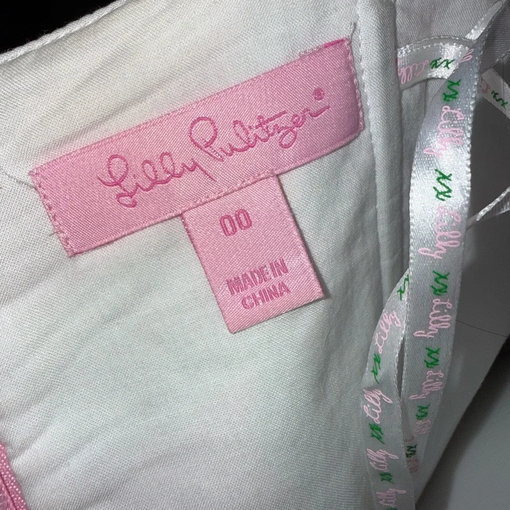 Lilly Pulitzer Jordan Dress Pretty Pink Tootie 00 - Picture 4 of 6